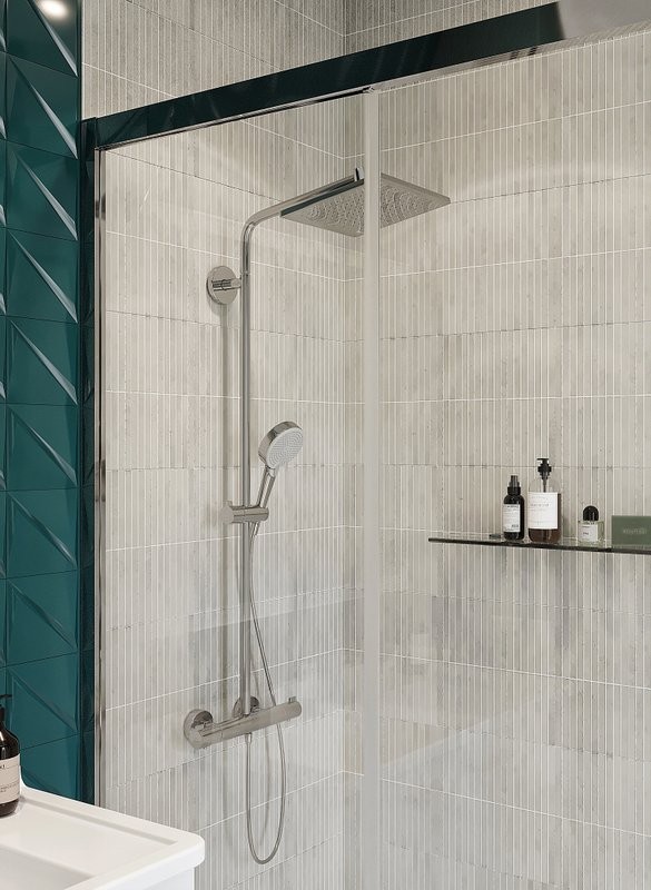 Душевая стойка Hansgrohe Crometta Е 240 1jet Showerpipe 27271000