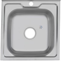 Мойка кухонная Melana 5050 0,8/180 серебристая, декор