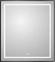 Зеркало BelBagno Kraft 80x70, с подсветкой, с подогревом, черный