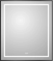Зеркало BelBagno Kraft 80x70, с подсветкой, с подогревом, черный