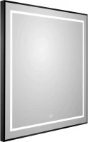 Зеркало BelBagno Kraft 80x70, с подсветкой, с подогревом, черный