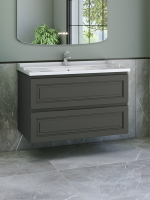Тумба с раковиной Caprigo Wales 100 графит Тумба с раковиной Caprigo Wales 100 графит