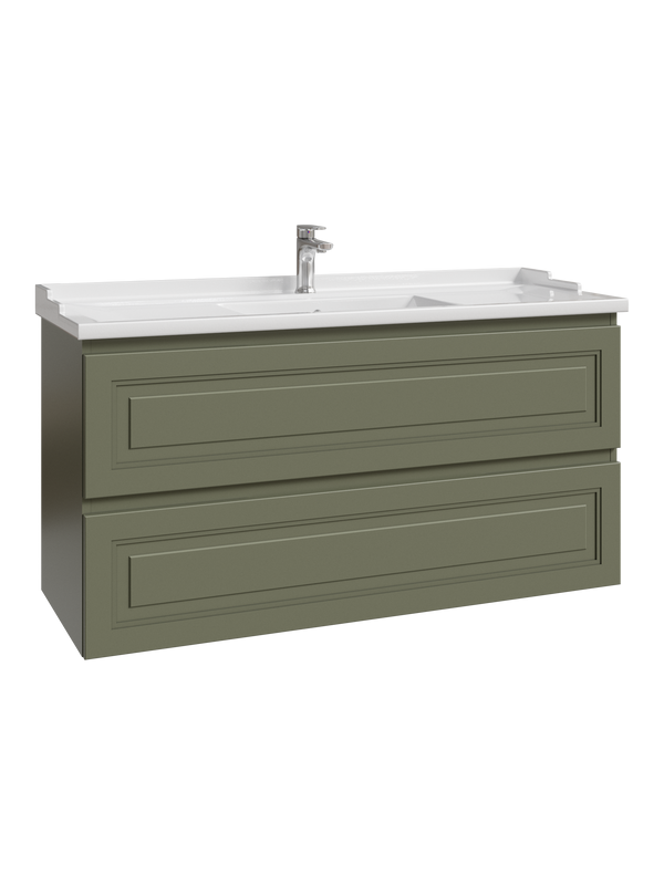 Тумба с раковиной Caprigo Wales Смальти 120 олива