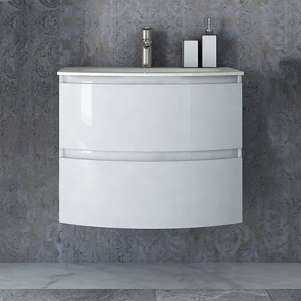 Тумба под раковину Cezares Vague 69 bianco lucido