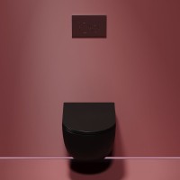 Унитаз подвесной Ceramicanova Modena Rimless CN6063MB черный матовый