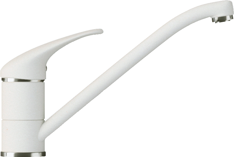 Комплект Мойка Paulmark Flugen 50-650 PM216550-WH белый + Смеситель Polygran Низкий 660694 белый хлопок