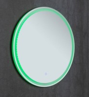 Зеркало круглое Aquanet Арт D 1000 LED RGB с подсветкой, белое