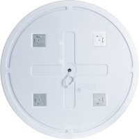 Зеркало круглое Aquanet Арт D 1000 LED RGB с подсветкой, белое