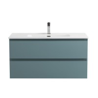 Тумба под раковину без столешницы BelBagno Kraft 90 подвесная, матовая голубая