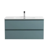 Тумба под раковину без столешницы BelBagno Kraft 90 подвесная, матовая голубая