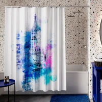 Штора для ванной Wasserkraft Lossa SC-81103 Штора для ванной Wasserkraft Lossa SC-81103