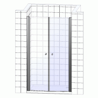 Душевая дверь в нишу Cezares Elena W B2 160 C Cr