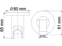 Шланговое подключение Wasserkraft A099 Шланговое подключение Wasserkraft A099