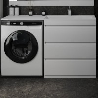 Мебель для ванной комнаты Style Line Даллас 140 люкс, белая R
