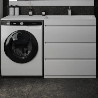 Мебель для ванной комнаты Style Line Даллас 140 люкс, белая R