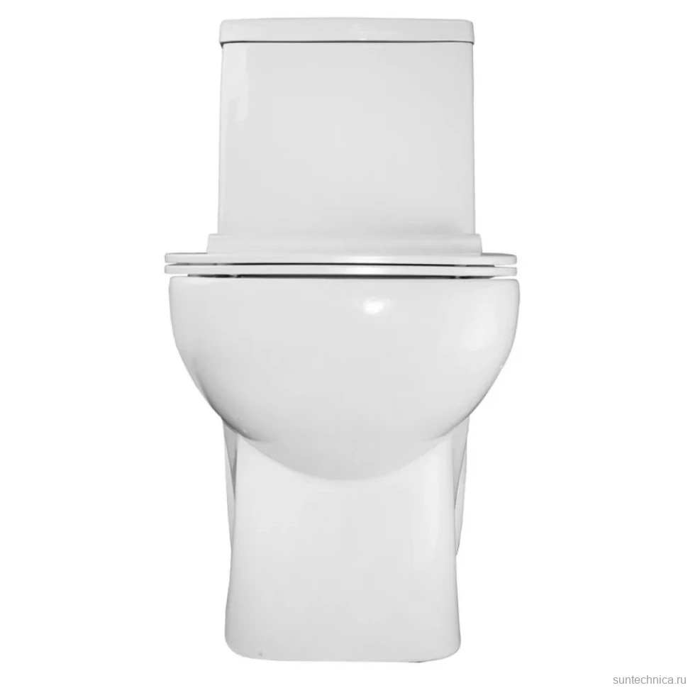 Унитаз-моноблок Azario Zeno 640х365х740 ободковый, с быстросъемным сиденьем Slim микролифт (AZ-1169)