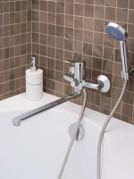 Смеситель с длинным изливом для ванны РМС SL132 SL132-006E Смеситель с длинным изливом для ванны РМС SL132 SL132-006E