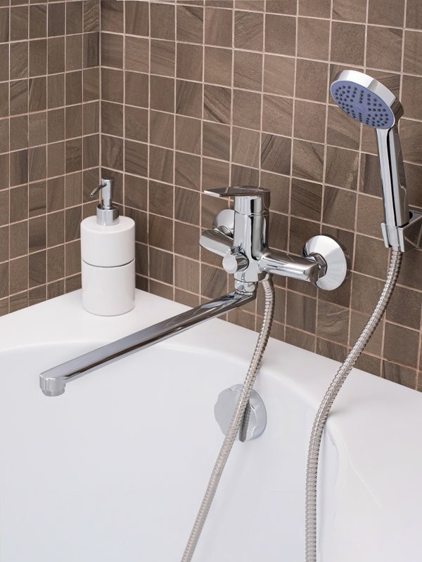 Смеситель с длинным изливом для ванны РМС SL132 SL132-006E