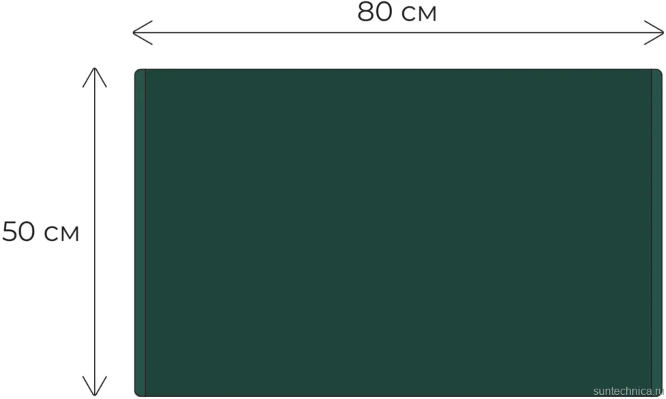 Коврик Fixsen MUSK 8010F 50х80, зеленый