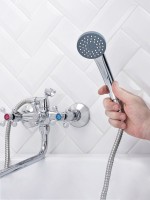 Смеситель с длинным изливом для ванны РМС SL71 SL71-143