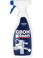 Термостатический смеситель Grohe Grohtherm 800 34567000 + средство для металлических поверхностей Grohe Grohclean 48166000 500 мл