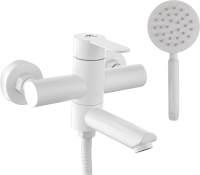 Смеситель для ванны с душем Fashun A53001-8 белый Смеситель для ванны с душем Fashun A53001-8 белый