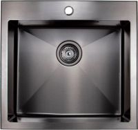 Мойка кухонная Kaiser KSM-5455 вороненая сталь Мойка кухонная Kaiser KSM-5455 вороненая сталь