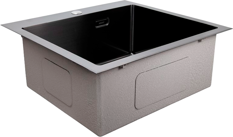 Мойка кухонная Kaiser KSM-5455 вороненая сталь