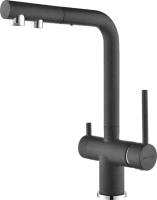 Смеситель для кухни Paulmark Serpentine Se213222-DG графит