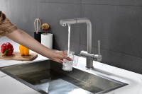 Смеситель для кухни Paulmark Serpentine Se213222-DG графит Смеситель для кухни Paulmark Serpentine Se213222-DG графит