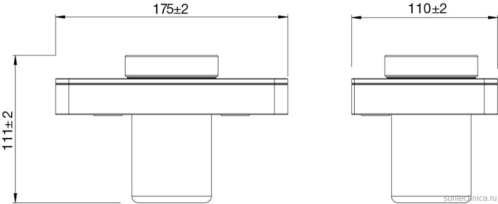 Стакан Lemark Glass line 9731034 хром