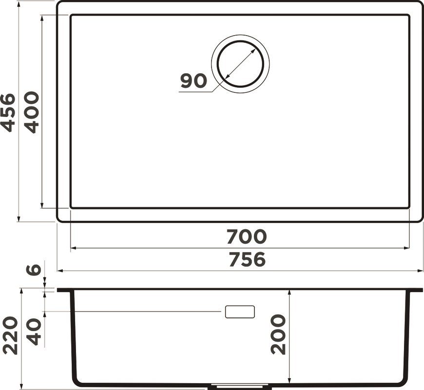 Комплект Мойка Omoikiri Yamakawa 75-U/I графит + Измельчитель Nagare slim 1250-AZ azur blue
