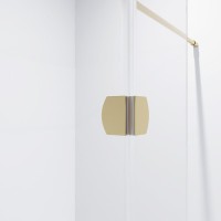 Душевая перегородка Niagara Nova NG-642-11 GOLD 110x195 профиль золото, стекло прозрачное