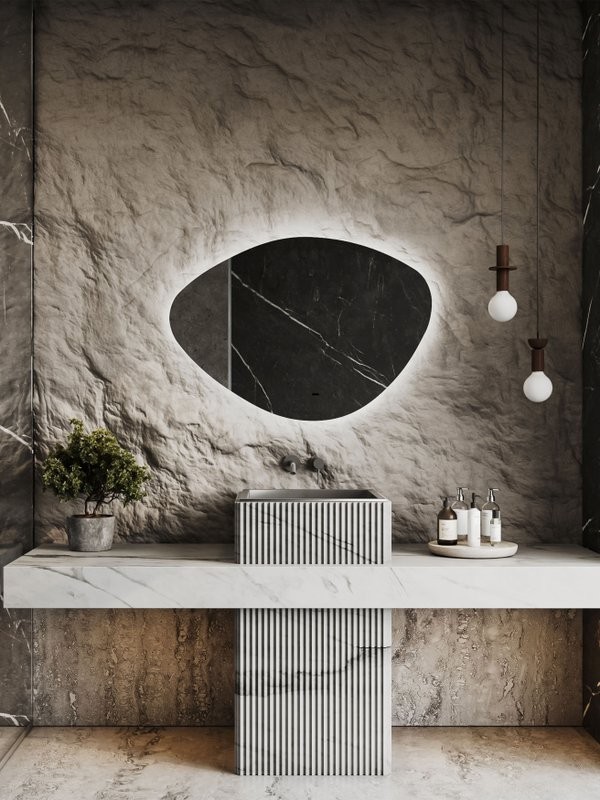 Зеркало CONTINENT Led Alma 100х70 см, сенсорное, с нейтральной подсветкой