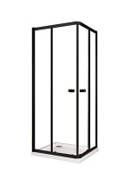 Душевой уголок Huppe X0 KY K K2S2 T 90х90, матовый черный