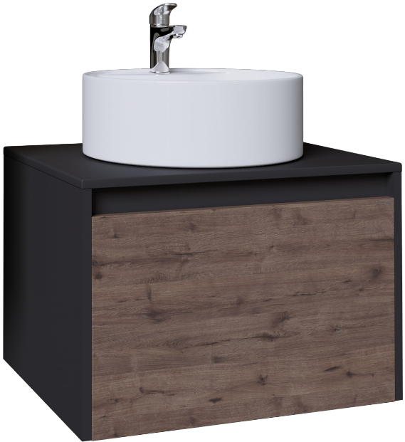 Тумба под раковину Grossman Смарт 60 веллигтон, графит