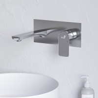 Смеситель для раковины RGW Shower Panels SP-46 С ВНУТРЕННЕЙ ЧАСТЬЮ, хром