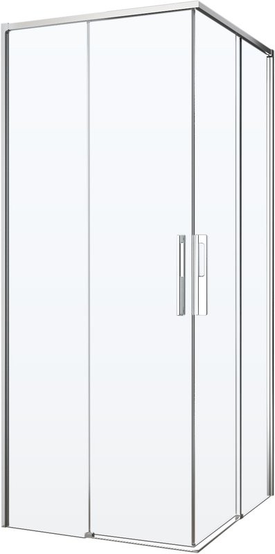 Душевой уголок Vincea Ultima VSS-7UL8010CL 80х100 см, профиль хром, стекло прозрачное