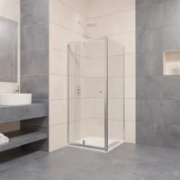 Душевой уголок RGW Passage PA-02+100 см (87-100)x100x185 профиль хром, стекло прозрачное