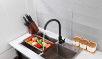 Смеситель для кухни Frap F40899-4 черный