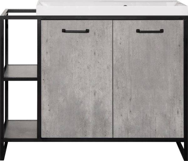 Тумба с раковиной Style Line Лофт 80/100