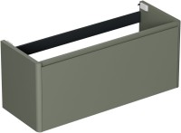 Тумба под раковину без столешницы Allen Brau Gravity 120 1 ящик, матовая олива