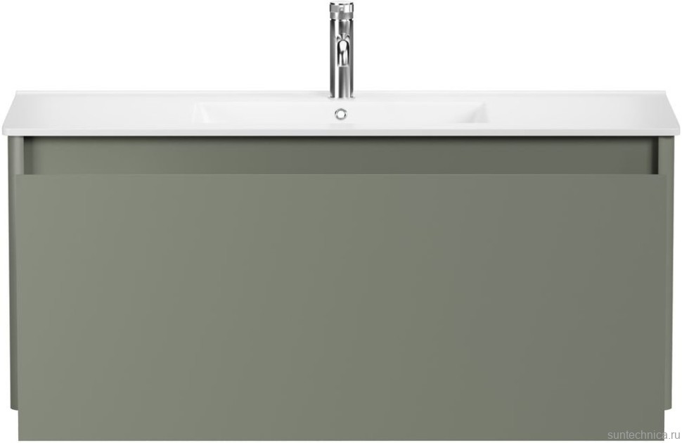 Тумба под раковину без столешницы Allen Brau Gravity 120 1 ящик, матовая олива