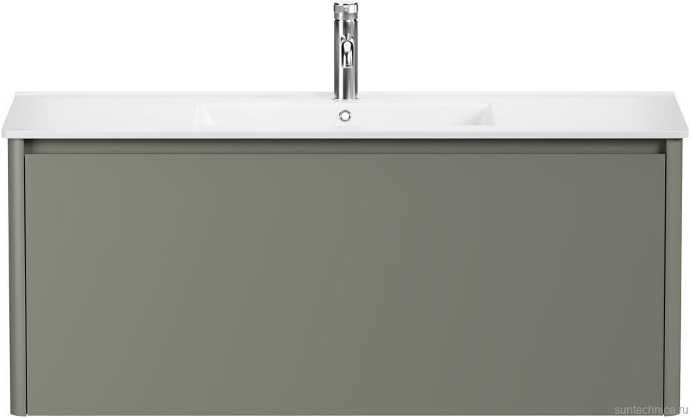 Тумба под раковину без столешницы Allen Brau Gravity 120 1 ящик, матовая олива