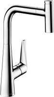 Комплект Смеситель Hansgrohe Talis Select S 72821000 + Фартук черный