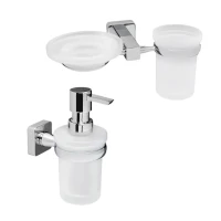 Набор Стакан Wasserkraft Lippe K-6526 + Дозатор K-6599 Набор Стакан Wasserkraft Lippe K-6526 + Дозатор K-6599