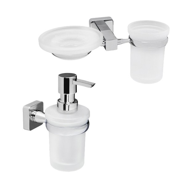 Набор Стакан Wasserkraft Lippe K-6526 + Дозатор K-6599