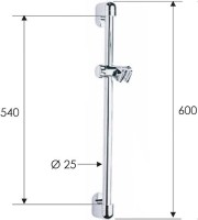 Душевая штанга Remer 311D