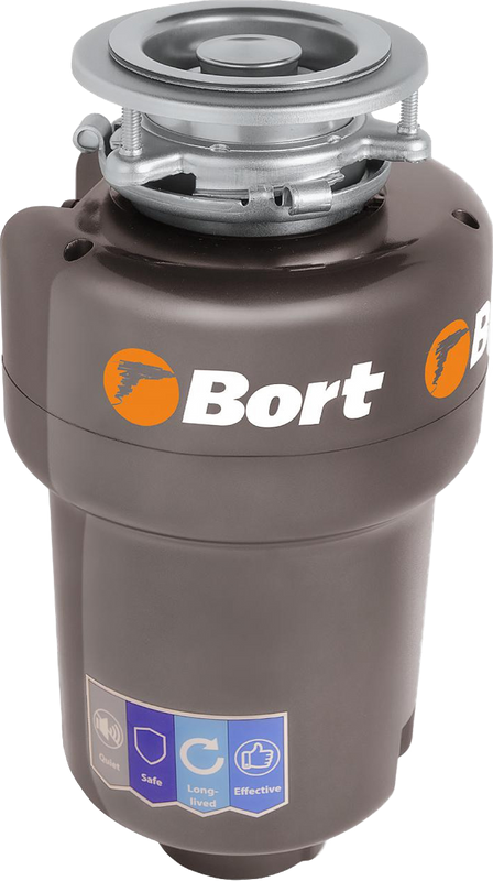 Комплект Мойка AQUATON Аманда графит + Измельчитель Bort Titan Max Power FullControl