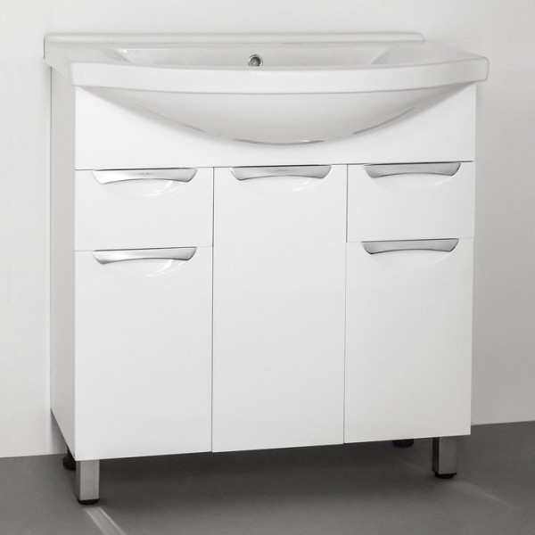 Тумба под раковину Style Line Жасмин 80 белая